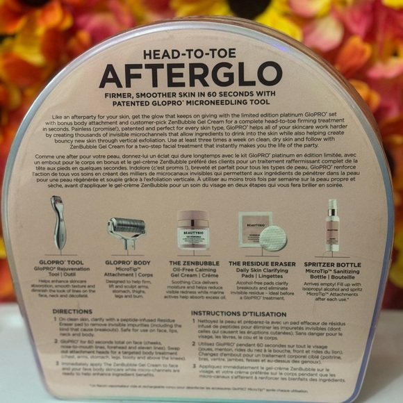 BeautyBio AfterGlo Skincare Tool Set - Silver - Picture 6 of 8